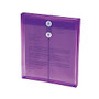Smead Poly Envelopes with String-Tie Closure - Letter - 8 1/2 inch; x 11 inch; Sheet Size - Polypropylene - Purple - 5 / Pack