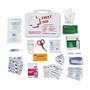 DMI; 25-Person Basic First Aid Kit With Waterproof Box, 9 3/16 inch;H x 6 1/2 inch;W x 2 3/4 inch;D, White
