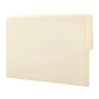 Smead; File Folders With Reinforced End Tabs, 1/2-Cut Top Right, Letter Size, Manila, Box Of 100