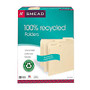 Smead; Manila File Folders, Letter Size, 1/3 Cut, 100% Recycled, Box Of 100