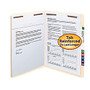 Smead; Manila Reinforced Tab Fastener Folders With Two Fasteners, Straight Cut, Legal Size, Pack Of 50