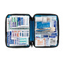 First Aid Only All-Purpose Essentials Soft-Sided First Aid Kit, 9 1/4 inch;H x 7 1/2 inch;W x 2 7/8 inch;D, Blue