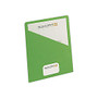Smead; Slash File Jackets Convenience Pack, 9 1/2 inch; x 11 3/4 inch;, Green, Pack Of 25