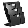 Officemate; OIC; Grande Central Desktop File Organizer, 8 1/4 inch; x 15 3/4 inch; x 7 1/2 inch;, Letter/A4, Black