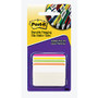 Post-it; Durable Hanging File Folder Tabs, Angled Lined, 2 inch; x 1 1/2 inch;, Assorted Bright Colors, Pack Of 24 Flags