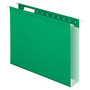Pendaflex; Premium Reinforced Color Extra-Capacity Hanging Folders, Letter Size, Bright Green, Pack Of 25