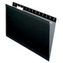 Pendaflex; Premium Reinforced Color Hanging Folders, Legal Size, Black, Pack Of 25