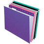 Pendaflex; Premium Reinforced Color Hanging Folders, Letter Size, Assortment #2, Pack Of 25