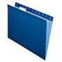Pendaflex; Premium Reinforced Color Hanging Folders, Letter Size, Navy, Pack Of 25