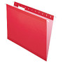 Pendaflex; Premium Reinforced Color Hanging Folders, Letter Size, Red, Pack Of 25