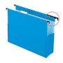 Pendaflex; SureHook; Pocket Reinforced Box Files, 2 inch; Expansion, Letter Size, Blue, Pack Of 25