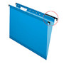 Pendaflex; SureHook&trade; Reinforced Hanging Folders, 1/5-Cut, Letter Size, Blue, Box Of 20