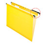 Pendaflex; SureHook&trade; Reinforced Hanging Folders, 1/5-Cut, Letter Size, Yellow, Box Of 20