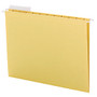 Smead; Colored Hanging Folders, 8 1/2 inch; x 11 inch;, 10% Recycled, Yellow, Box Of 25