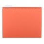 Smead; Hanging File Folders, 1/5-Cut Adjustable Tab, Letter Size, Orange, Box Of 25