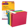 Smead; Hanging File Folders, 1/5-Cut Tab, Letter Size, Assorted Primary Colors, Box Of 25