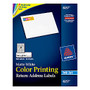 Avery; Matte White Inkjet Address Labels For Color Printing, 3/4 inch; x 2 1/4 inch;, Box Of 600