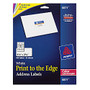 Avery; White Multipurpose Inkjet/Laser Labels, 1 1/4 inch; x 2 3/8 inch;, Pack Of 450