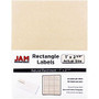 JAM Paper; Mailing Address Labels, 2 5/8 inch; x 1 inch;, 30% Recycled, Natural, Pack Of 120