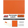 JAM Paper; Mailing Address Labels, 2 5/8 inch; x 1 inch;, Astrobright Cosmic Orange, Pack Of 120