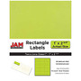 JAM Paper; Mailing Address Labels, 2 5/8 inch; x 1 inch;, Astrobright Terra Lime Green, Pack Of 120