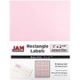 JAM Paper; Mailing Address Labels, 2 5/8 inch; x 1 inch;, Baby Pink, Pack Of 120