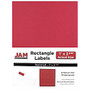 JAM Paper; Mailing Address Labels, 2 5/8 inch; x 1 inch;, Red, Pack Of 120