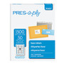 PRES-a-ply Standard Address Label - Permanent Adhesive - 2.62 inch; Width x 1 inch; Length - Rectangle - Laser - Clear - 1500 / Box