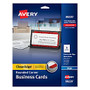 Avery; Inkjet Clean-Edge Business Cards, With Rounded Edge, 2 inch; x 3 1/2 inch;, White, Pack Of 160