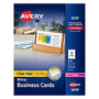 Avery; Two-Side Printable Clean Edge; Business Cards, 2 inch; x 3 1/2 inch;, White, Pack Of 2,000