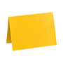 LUX Folded Cards, A2, 4 1/4 inch; x 5 1/2 inch;, Sunflower Yellow, Pack Of 1,000
