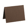 LUX Folded Cards, A6, 4 5/8 inch; x 6 1/4 inch;, Chocolate Brown, Pack Of 1,000