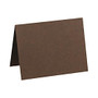 LUX Folded Cards, A7, 5 1/8 inch; x 7 inch;, Chocolate Brown, Pack Of 1,000