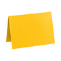 LUX Folded Cards, A7, 5 1/8 inch; x 7 inch;, Sunflower Yellow, Pack Of 1,000