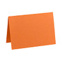LUX Folded Cards, A9, 5 1/2 inch; x 8 1/2 inch;, Mandarin Orange, Pack Of 500