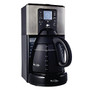 Mr. Coffee FTX41-NP 12-Cup Programmable Coffeemaker With Brew Strength Selector, Black/Silver