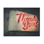 Retrospect Thank You Note Cards With Envelopes, 4 1/2 inch; x 5 7/8 inch;, Neon, Box Of 10