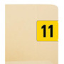 Smead; Permanent Color-Coding Yearly Label Roll, 2011, 1 1/2 inch; x 3/4 inch;, Yellow, Roll Of 500