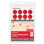 Office Wagon; Brand Removable Round Color-Coding Labels, 3/4 inch; Diameter, Red, Pack Of 1,008
