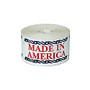 Tape Logic; Preprinted Shipping Labels,  inch;Made In America, inch; 5 inch; x 2 1/2 inch;, Red/White/Blue, Roll Of 500