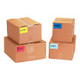 Tape Logic; Removable Write-On Rectangle Inventory Label Roll, 6 inch; x 4 inch;, Red, Roll Of 500