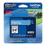 Brother; TZ-545 White-On-Blue Tape, 0.75 inch; x 26.2'
