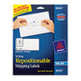 Avery; Repositionable White Inkjet Shipping Labels, 2 inch; x 4 inch;, Pack Of 250