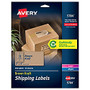 Avery; Shipping Labels, 2 inch; x 4 inch;, 100% Recycled, FSC Certified, Kraft Brown, 10 Labels Per Sheet, Box Of 250 Sheets