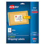 Avery; TrueBlock; White Inkjet Shipping Labels, 3 1/3 inch; x 4 inch;, Pack Of 150
