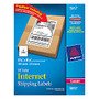 Avery; TrueBlock; White Laser Internet Shipping Labels, 5 1/2 inch; x 8 1/2 inch;, Box Of 500