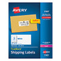 Avery; TrueBlock; White Laser Shipping Labels, 2 inch; x 4 inch;, Box Of 1,000