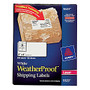 Avery; Weatherproof&trade; White Laser Shipping Labels, 2 inch; x 4 inch;, Box Of 500