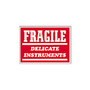 Tape Logic; Preprinted Shipping Labels,  inch;Fragile Delicate Instruments, inch; 3 inch; x 4 inch;, Red/White, Pack Of 500