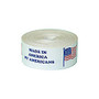 Tape Logic; Preprinted Shipping Labels,  inch;Made In America By Americans, inch; 4 inch; x 4 inch;, Red/White/Blue, Pack Of 500